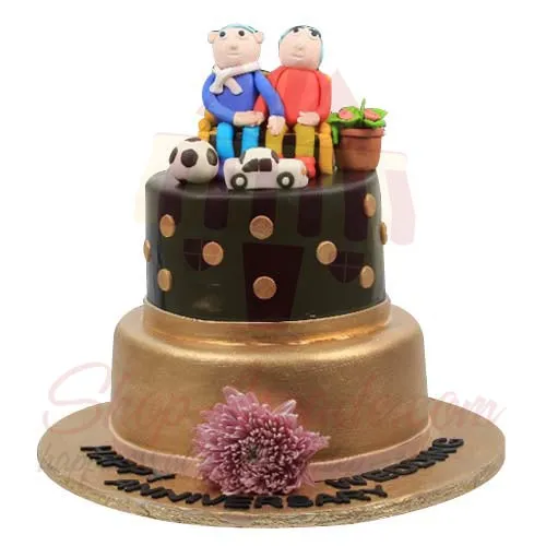 2 Tier Anni Cake From Sachas