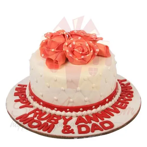 Dotted Flower Cake 5lbs Sachas