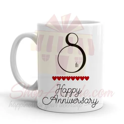 8th Anniversary Mug