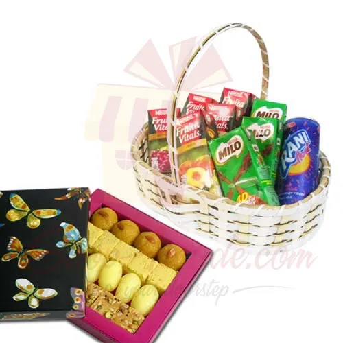 Juices With Mithai