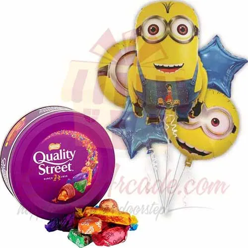 Minion Balloon With Chocs