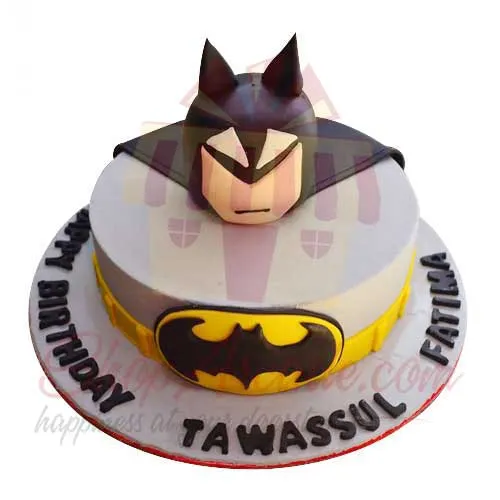 Batman Cake 6lbs Black And Brown