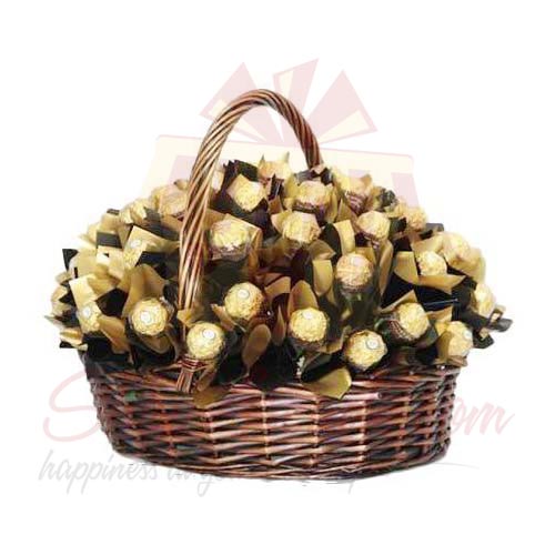 Golden Choco Basket