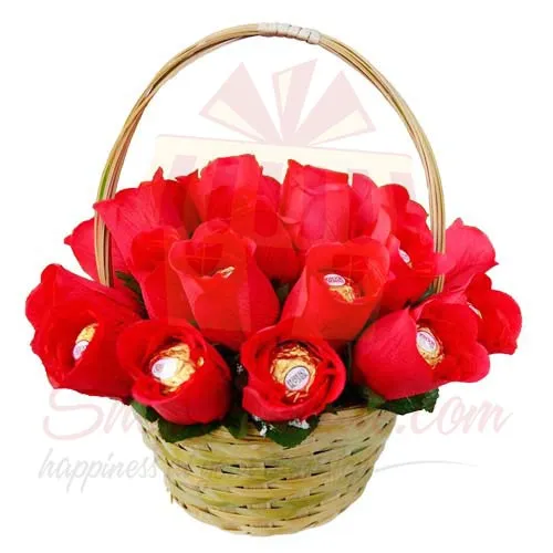 Choco Rose Basket
