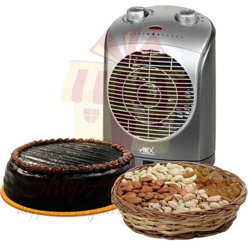 Heater, Dry Fruits And Cake