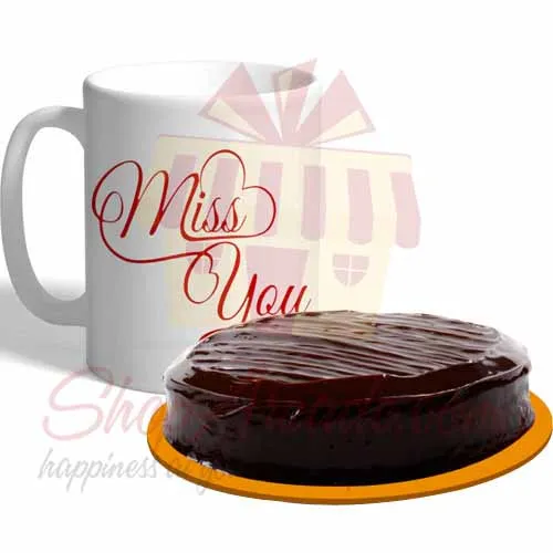 Miss You Mug With Cake