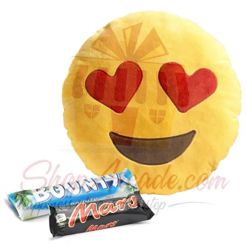 Heart Eye Emoji With Chocs