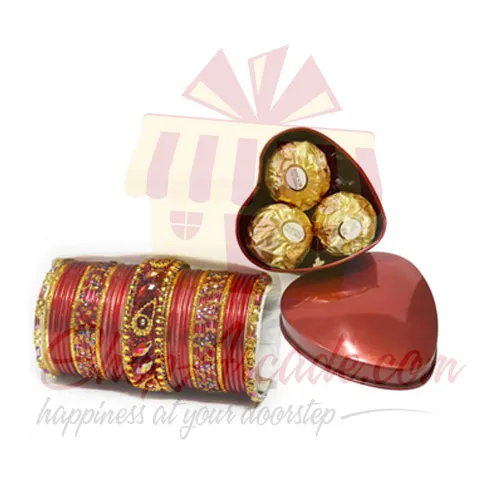 Choc Heart With Choori