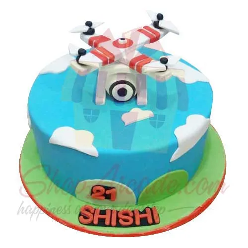 Drone Cake 6lbs Black And Brown