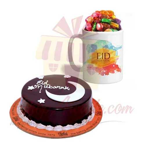 Sweet Eid Mug With Eid Cake