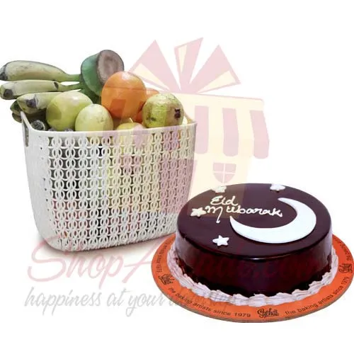 Eid Cake With Fruits