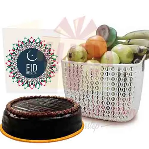 Fruits And Cake Eid Gifts