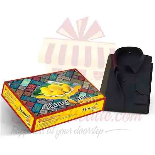 Mango Box With Black Shirt