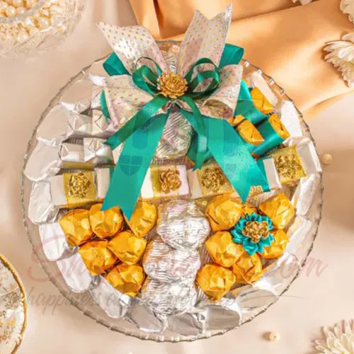 Glass Chocolate Platter Lals