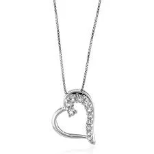 Heart Locket Silver with Chain
