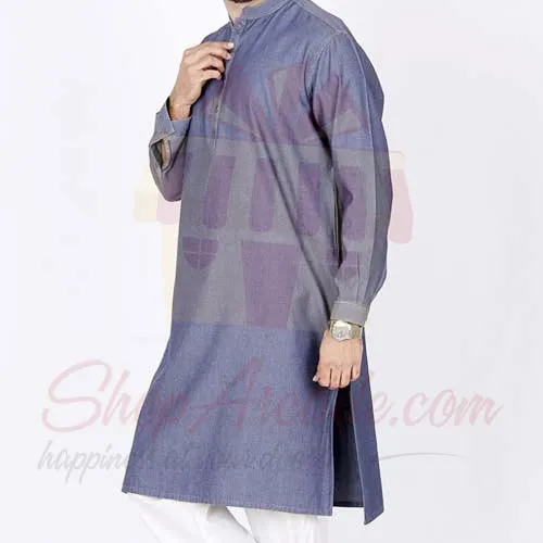 Denim Blue Kurta By J