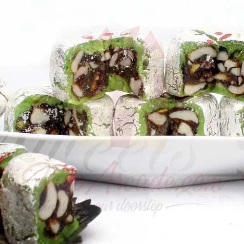 1kg Dates And Nuts Filled Kaju Katli