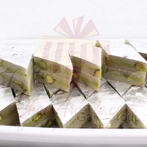 1kg Kaju Katli With Pista Chunks
