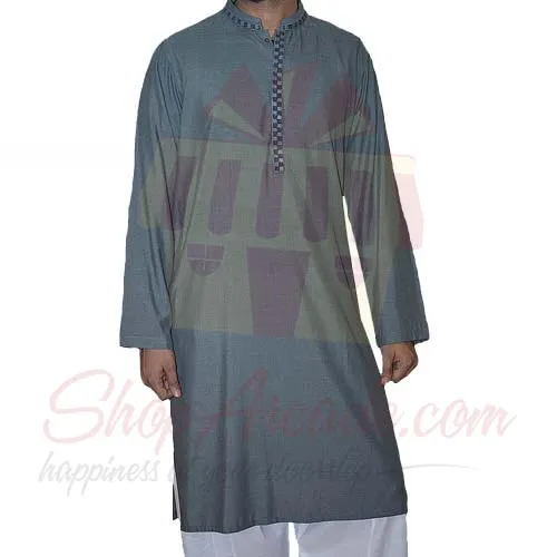 Grey Kurta