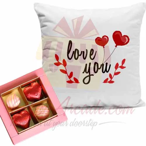 Lals Chocolate With Love Cushion