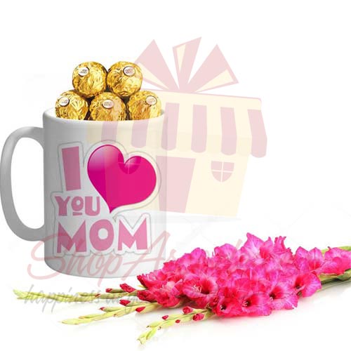 Glads And Choc Mug For Mom