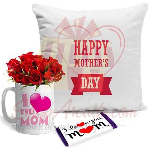 Love Choc Rose Mug Cushion