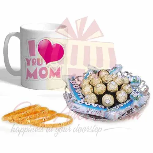 Mom Mug With Choc Tray Kangan
