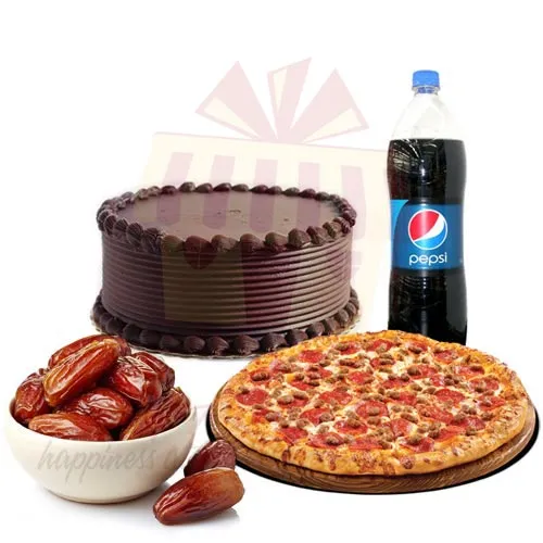 Cake With Dates N Pizza