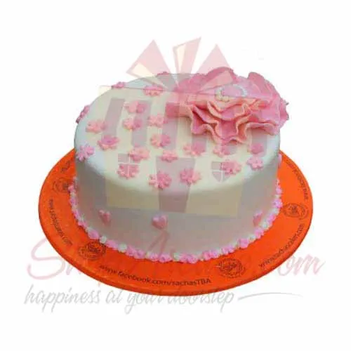 Pink Flower Cake Sachas