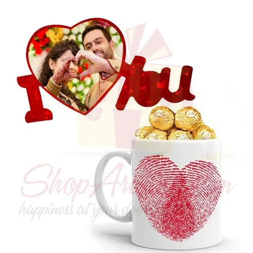 Love Picture Plaque With Mug
