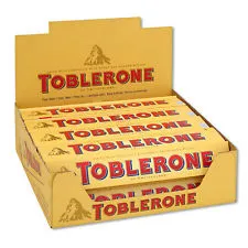 Toblerone Milk 12 Bars 50 Gms Each