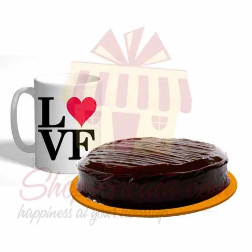 Love Deal Cake And Mug