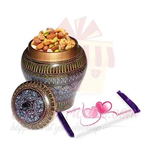 Custom Choc With Dry Fruit Pot